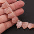 1 Strand Peach Moonstone Faceted Briolettes - Hexagon Shape Moonstone Briolettes  18mmx13mm-13mmx9mm - 10 Inches BR4086