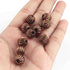 10 Pcs Natural Rose Gold Copper Color - Round Faceted Beads-12mmGPC654