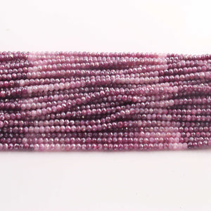 1 Strand Pink Silverite Faceted Gemstone Balls Beads - Silverite Faceted Round Ball Bead 3mm 13 Inch RB0476 - Tucson Beads