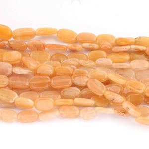 1 Strands Yellow Opal Smooth Oval Briolettes- Yellow Opal Smooth  10mmx8mm-12mmx7mm 13.5Inch BR3598 - Tucson Beads