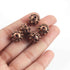 5 Pcs Natural Rose Gold Copper Color - Round Faceted Beads-12mmGPC606