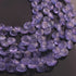 1 Strand Amazing Quality Tanzanite Faceted Briolettes - Heart Shape Natural Gemstone Briolettes -5mmx7mm - 9-Inches BR03046