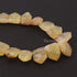 1 Strand Yellow Opal Faceted Briolettes - Hexagon Shape Briolettes  17mmx13mm-16mmx11mm - 9 Inches BR4089