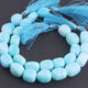 1 Strand Peru Opal Faceted Nuggets Beads-Tumble Shape Briolettes - 14mmx11mm- 9.5 Inches BR048 - Tucson Beads