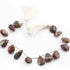 1  Strand  Unakite Faceted Briolettes -Pear Shape  Briolettes  13mmx7mm-15mmx10mm 9 Inches BR3588