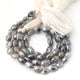 1 Strand Labradorite Silver Coated Faceted Briolettes - Oval Shape Beads 10mmx8mm-11mmX8mm 9 Inches BR1292 - Tucson Beads