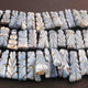1 Strand Boulder Opal Carving Briolettes -Rectangle Shape Briolettes -36mmx12mm-17mmx10mm - 8 Inches BR01678 - Tucson Beads