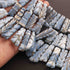 1 Strand Boulder Opal Carving Briolettes -Rectangle Shape Briolettes -36mmx12mm-17mmx10mm - 8 Inches BR01678