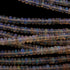 1 Long Strand Ethiopian Welo Opal Faceted Rondelles - Ethiopian Roundelles Beads 3mm-5mm 16.5 Inches long BRU076