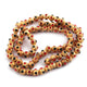 1 Strand Aaa Quality Brush Round Balls  24K Gold Plated on Copper - Round Matt Finish Balls Beads 7 mm 8 Inches  GPC436 - Tucson Beads