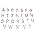 1 Pc Pave Diamond 925 Sterling Silver Alphabet "A to Z" Letter Charm Pendant PDC880