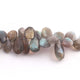 1 Strand Labradorite Faceted Briolettes - Pear Shape Briolettes  11mmx9mm-19mmx11mm 9.5 Inches BR1199 - Tucson Beads