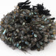 1 Long  Strand Labradorite  Faceted Briolettes -Pear Shape Briolettes - 7mmx5mm-12mmx7mm - 9.5 inch BR0434 - Tucson Beads