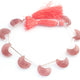 1 Strand Strawberry Quartz Star Faceted , Briolette Beads -Gemstone Briolettes 16mmx8mm-18mmx10mm- 8 Inches BR02773 - Tucson Beads