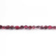 1 Long  Strand Mozambique Garnet Faceted Briolettes - Oval Shape  Briolettes - 5mm-7mm 13 Inches BR02405 - Tucson Beads