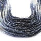 1 Strand Shaded Blue Sapphire Faceted Rondelles - Faceted Beads - Gemstone Beads - 3mm-3.5mm -16 Inch BR03059 - Tucson Beads