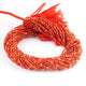 5  Strand Shaded Carnelian Faceted Balls Beads - Carnelian Small Ball Beads- 2mm- 12.5 Inches Rb485 - Tucson Beads