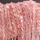 1 Long Strand Rose Quartz  Faceted Briolettes - Oval Shape Briolettes -5mm-7mm- 12 Inches BR02401 - Tucson Beads