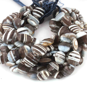 1 Strand Boulder Opal Faceted Coin Beads Briolettes-Coin Shape Briolettes  19mmx15mm 10 Inches BR0199 - Tucson Beads
