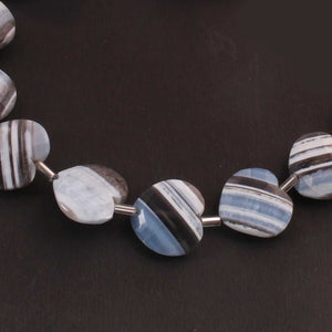 1 Strand  Boulder Opal Heart Faceted , Briolette Beads -Gemstone Briolettes 13mm-15mm- 8.5 Inches BR02771 - Tucson Beads