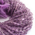 1 Strand Pink Amethyst  Faceted Oval Shape Briolettes - Pink Amethyst  Briolettes  5mm-7mm 13 inches BR02403