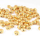 40 Pcs 24k Gold Plated Designer Copper Casting Flower Design Beads- Jewelry Making 9mm  GPC1318 - Tucson Beads