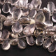 1  Strand Green Amethyst Faceted Briolettes -Pear Shape Briolettes 10mmx7mm-19mmx11mm 6 Inches BR878 - Tucson Beads