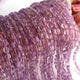 1 Strand Pink Amethyst  Faceted Oval Shape Briolettes - Pink Amethyst  Briolettes  5mm-7mm 13 inches BR02403 - Tucson Beads
