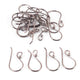 15 Pair Oxidized Silver Copper Hoop Earrings Charms, Hoop earrings, For Earring Making 20mmx10mm GPC1324 - Tucson Beads