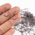 15 Pair Oxidized Silver Copper Hoop Earrings Charms, Hoop earrings, For Earring Making 20mmx10mm GPC1324
