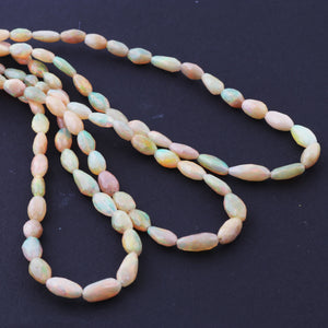 1 Strand Natural Ethiopian Welo Opal Faceted Briolettes,Opal Oval Beads, Fire Opal Briolettes  5mmx4mm-12mmx5mm 17 Inches BRU089 - Tucson Beads