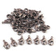 50 Pcs Copper Pendant Clasp Antique Oxidized Silver Plated Lock Pendant Hook -Necklace Pendant Hooks - 10mmx5mm GPC1086 - Tucson Beads