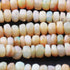 1 Long Strand Ethiopian Welo Opal Faceted Rondelles - Ethiopian Roundelles Beads 3mm-5mm 17 Inches long BRU078