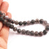 1 Strand Black Rutile Faceted Round Balls  - Black Rutile Faceted Round Ball - 8mm 13 Inch BR1142