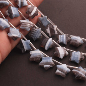 1 Strand  Boulder Opal Star Faceted , Briolette Beads -Gemstone Briolettes 16mm- 8.5 Inches BR02767 - Tucson Beads