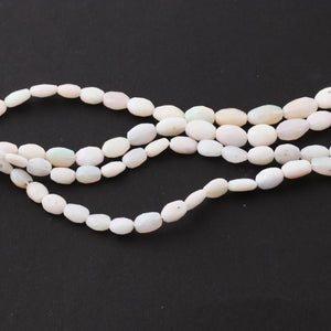1 Strand Natural Ethiopian Welo Opal Faceted Briolettes,Opal Oval Beads, Fire Opal Briolettes  6mmx5mm-13mmx10mm 17 Inches BRU086 - Tucson Beads