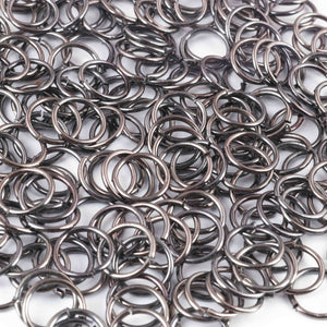 40 Pcs Oxidized Silver Copper Jewelry Ring , Copper Finding, Oxidized Silver Copper 10mm - Ring Charm GPC1326 - Tucson Beads