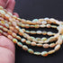 1 Strand Natural Ethiopian Welo Opal Faceted Briolettes,Opal Oval Beads, Fire Opal Briolettes  6mmx5mm-12mmx9mm 16 Inches BRU084
