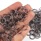 40 Pcs Oxidized Silver Copper Jewelry Ring , Copper Finding, Oxidized Silver Copper 10mm - Ring Charm GPC1326 - Tucson Beads