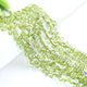1 Strand  Peridot  Faceted Briolettes - Pear Shape Briolettes -5mmx3mm-8 Inch BR0610 - Tucson Beads