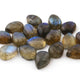 17 Pcs Amazing Labradorite Faceted Cabochon Spectrolite - Pear Shape Multi Fire Loose Gemstone -5mmx2mm  LGS133 - Tucson Beads
