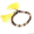 1 Long Strand Bio Lemon Smoky Quartz  Faceted  Balls beads - Gemstone ball Beads 7mm-8mm 8 Inches BR2219