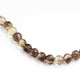 1 Long Strand bio Lemon Smoky Quartz  Faceted  Round Balls beads - Gemstone ball Beads 7mm-8mm 8 Inches BR2219 - Tucson Beads
