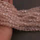 1 Strand Rose Quartz  Faceted Coin Briolettes - Rose Quartz Coin Beads 6mm 12 inches BR1339 - Tucson Beads
