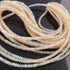 1 Long Strand Ethiopian Welo Opal Faceted Rondelles - Ethiopian Roundelles Beads 3mm-5mm 16 Inches BR03055