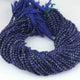 1 Strand Finest Quality Lapis Lazuli Faceted Coin Briolettes-  Coin Beads - 4mm 12.5 Inch BR01050 - Tucson Beads