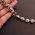 1 Strand Dalmatian Jasper Faceted Briolettes -Coin Shape Briolettes 11mm-6.5 Inches BR3131