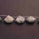1 Long Strand  Dendrite Jasper Faceted Briolettes - Fancy Shape Briolettes -14mmx15mm-17mmx21mm - 9 Inches BR1401 - Tucson Beads