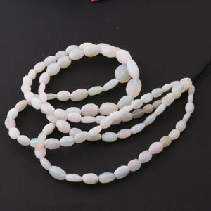 1 Strand Natural Ethiopian Welo Opal Faceted Briolettes,Opal Oval Beads, Fire Opal Briolettes  6mmx5mm-14mmx10mm 16 Inches BRU079 - Tucson Beads
