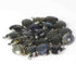10 Pcs Labradorite Faceted Oxidized Sterling Silver Single Bail Pendant- Oval Shape Pendant SS643